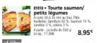 Thiriet Tourte Saumon/ Petits Légumes offre