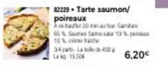 Thiriet Tarte Saumon/ Poireaux offre