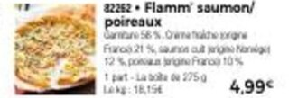 Thiriet Flamm'Saumon/Poireaux offre