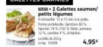 Thiriet 2 Galettes Saumon/Petits Légumes offre