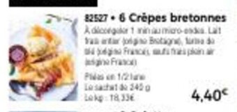 Thiriet 6 Crepes Bretonnes offre