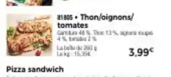 Thiriet Thon/Oignons/Tomates offre