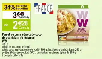 Cora x Carrefour Plats cuisinés weight watchers offre