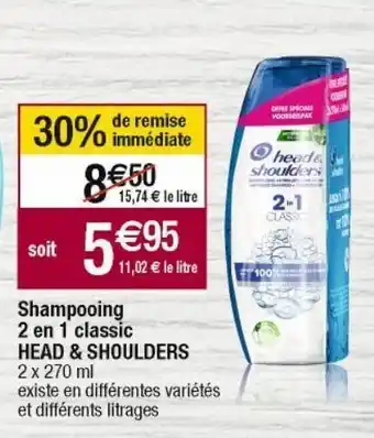 Cora x Carrefour Shampoing head & shoulders offre
