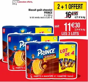 Cora x Carrefour Biscuits prince offre