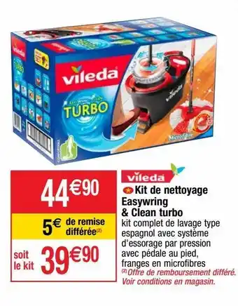Cora x Carrefour Nettoyage à haute pression vileda offre