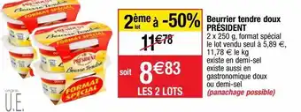 Cora x Carrefour Beurre président offre