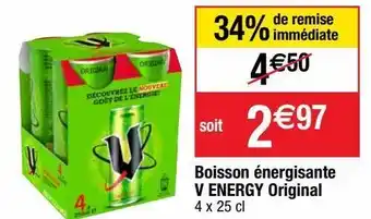 Cora x Carrefour Boisson énergétique offre