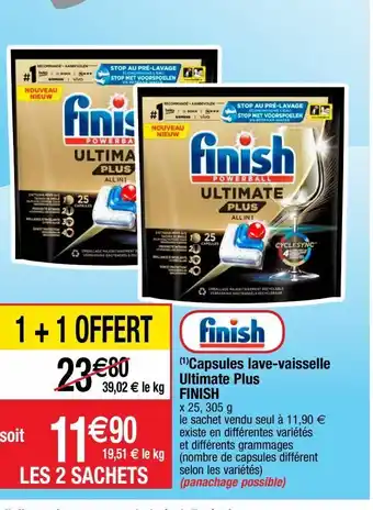 Cora x Carrefour Lave-vaisselle finish offre
