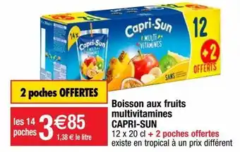 Cora x Carrefour Boisson aux fruits capri sun offre