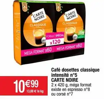 Cora x Carrefour Café carte noire offre