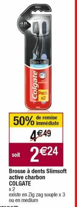 Cora x Carrefour Brosse à dents colgate offre