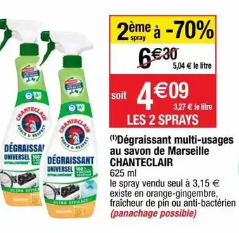 Cora x Carrefour Dégraissant chanteclair offre