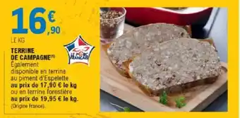 E.Leclerc Terrine de Campagne offre