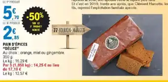 E.Leclerc Pain d'épices Délice offre