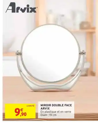 Intermarché Arvix miroir double face offre