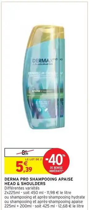 Head & shoulder derma pro shampooing apaise