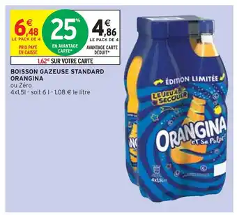 Intermarché Orangina boisson gazeuse standard offre