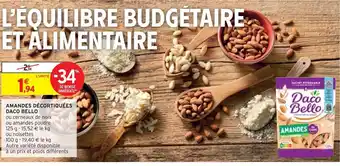 Intermarché Daco bello amandes décortiquées offre