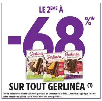 Intermarché Gerlinéa le 2ème à -68% sur tout gerlinéa offre