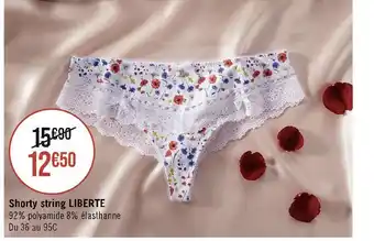 Brigitte bardot shorty string liberte