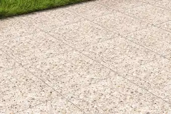 Brico Dépôt Dalle béton gravillons grise 40 x 40 cm offre