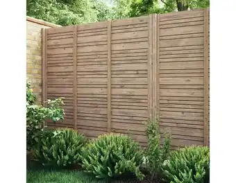 Brico Dépôt Blooma latte de clôture skimia marron h. 4,5 x l. 180 x ep. 1,5 cm offre