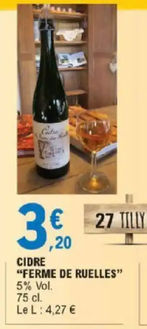 E.Leclerc Cidre Ferme de Ruelles offre