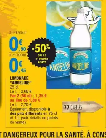 E.Leclerc Limonade Angeline offre