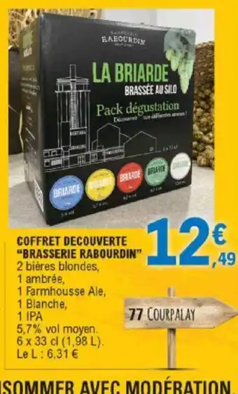 E.Leclerc Coffret Decouverte Brasserie Rabourdin offre