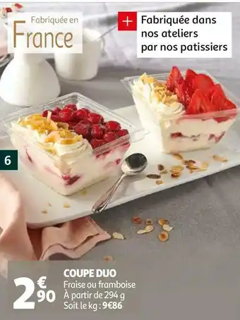 Auchan COUPE DUO offre