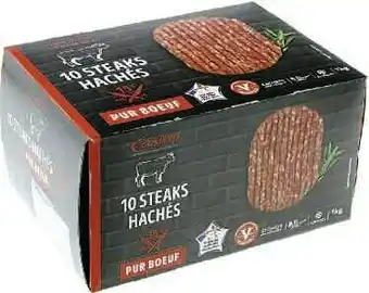 Petit Casino STEAKS HACHÉS PUR BOEUF SURGELÉS 15% M.G. offre