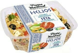 Spar SALADE HÉLIOS LÉGUMES BOULGOUR FÉTA OLIVES NOIRES offre