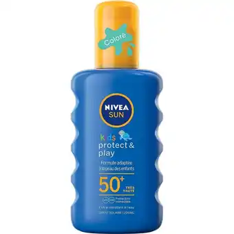 Auchan Spray solaire hydratant spf 50+ nivea sun kids offre