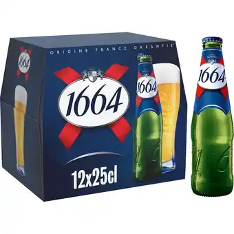 Auchan Supermarché Bière blonde 1664 offre