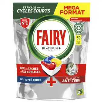 Auchan Capsule lave vaisselle platinium+ fairy(1) offre
