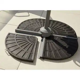 Auchan Dalle pour pied de parasol gardenstar offre