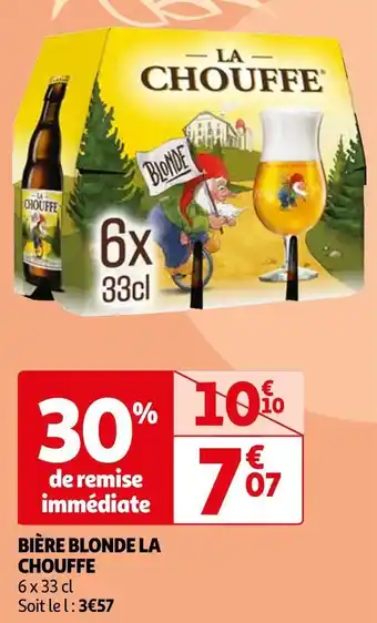 Auchan La chouffe bière blonde offre