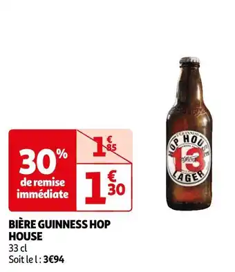Auchan Guinness bière hop house offre