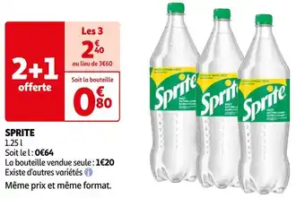 Auchan Sprite sprite offre