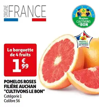 Auchan Filière auchan cultivons le bon pomelos roses offre