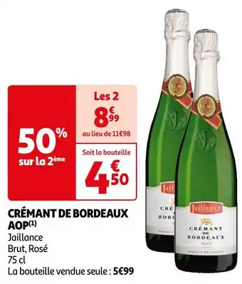 Auchan Jaillance crémant de bordeaux aop offre