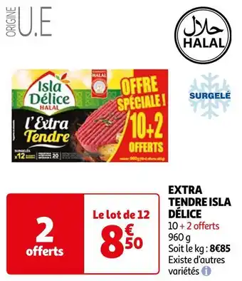 Auchan Isla délice extra tendre offre