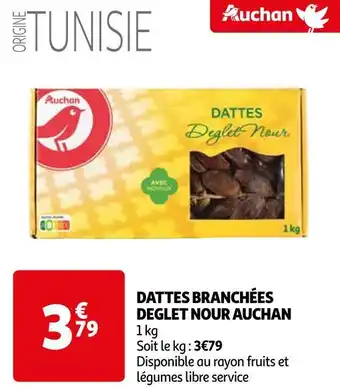 Auchan dattes branchées deglet nour