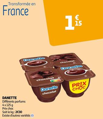 Auchan Danone danette offre