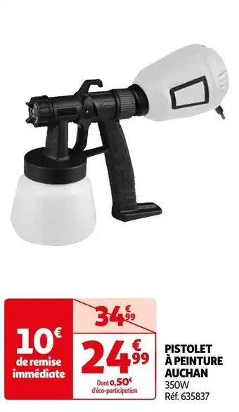 Auchan Auchan pistolet à peinture offre