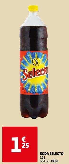 Auchan Selecto soda offre