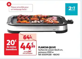 Auchan Qilive plancha offre
