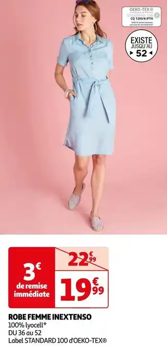 Auchan In extenso robe femme offre