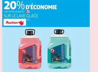 Auchan Auchan 20% d’économie sur votre compte waaoh ! sur le lave glace auchan offre